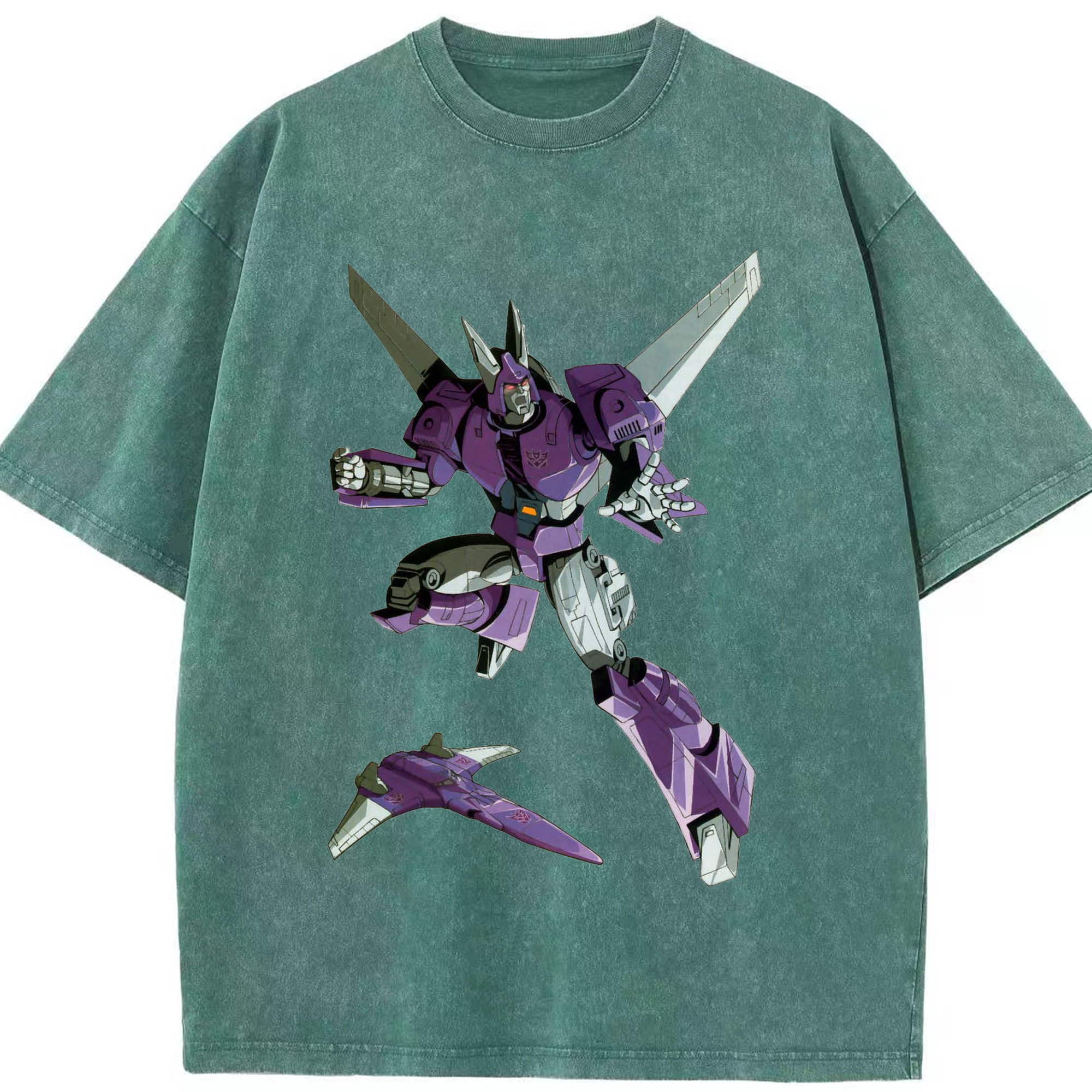 （画像用）  綿100% ヴィンテージ風 半袖Tシャツ（フロントプリント）